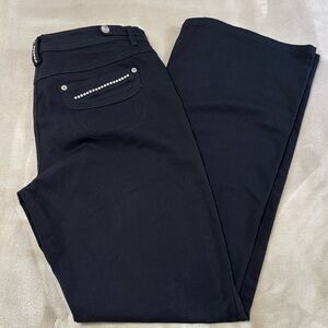 Caché Embellished Black Denim Jeans‎